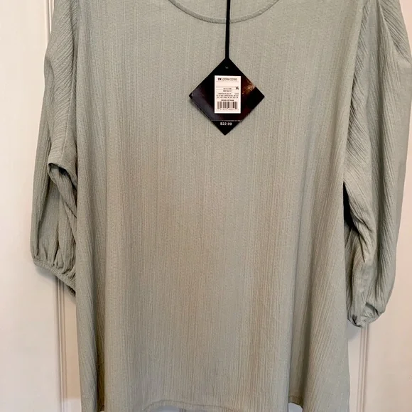 Ava & Viv 3/4 sleeve top - Picture 1 of 4